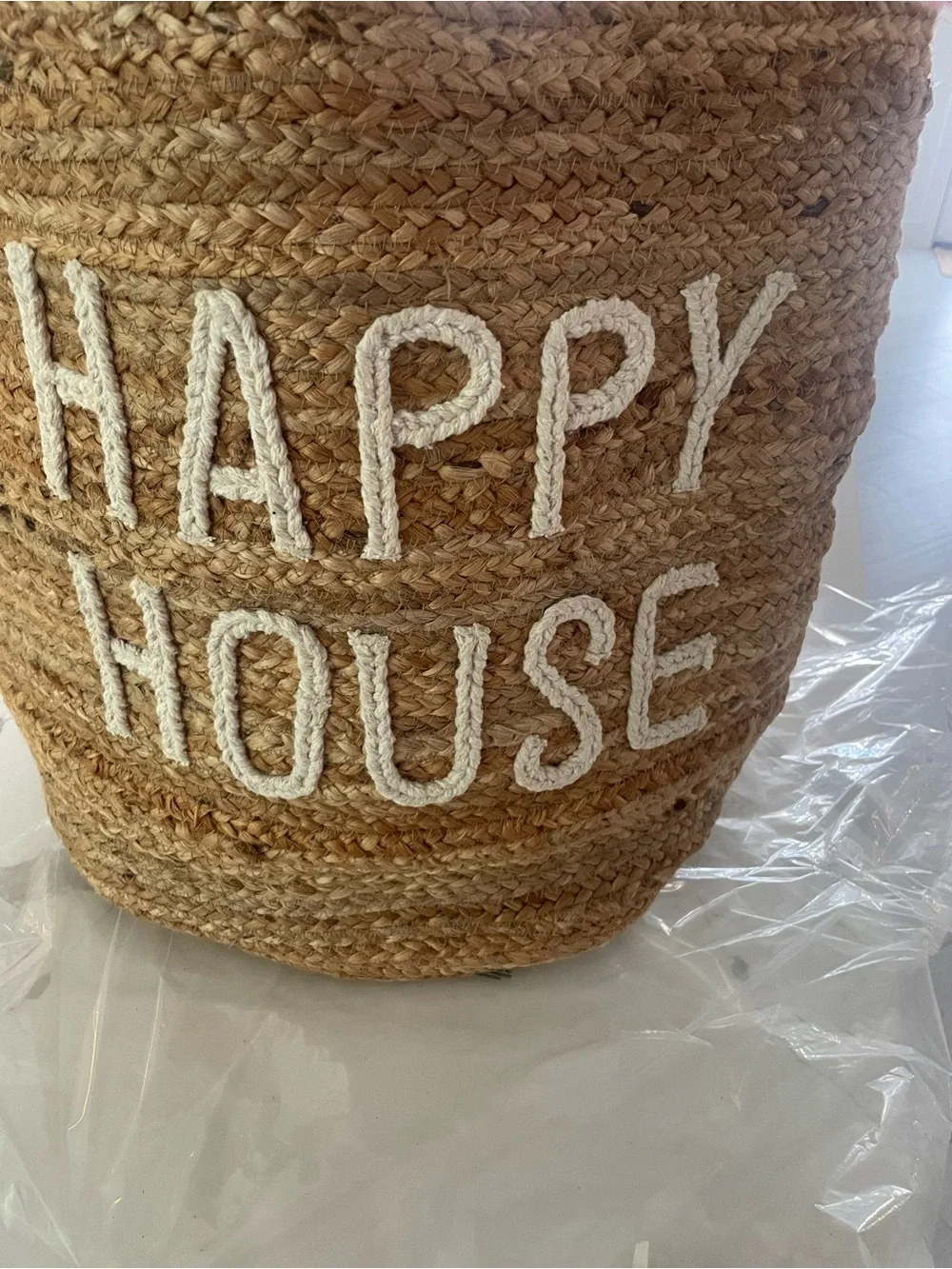 Happy House Natural Jute Storage Basket